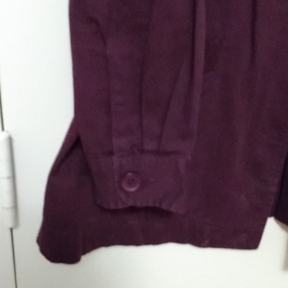 CLEARANCE WW Purple Jean Jacket 14/16W NWOT - Picture 5 of 10